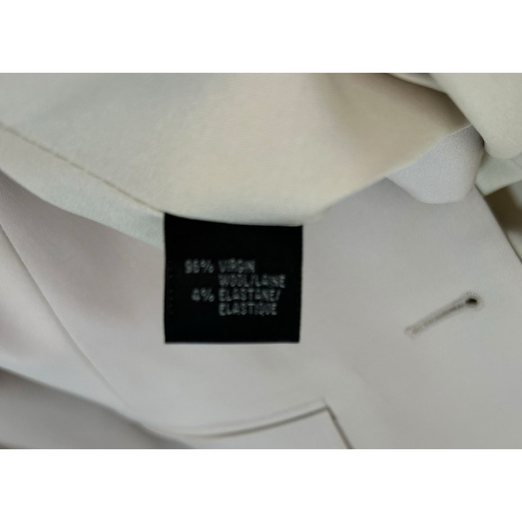 Lafayette 148 Wool Lightweight Butter Soft Jacket Blazer 4 Beige Retails $1200 - Picture 6 of 11